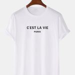 Paris Letter Print T-Shirt