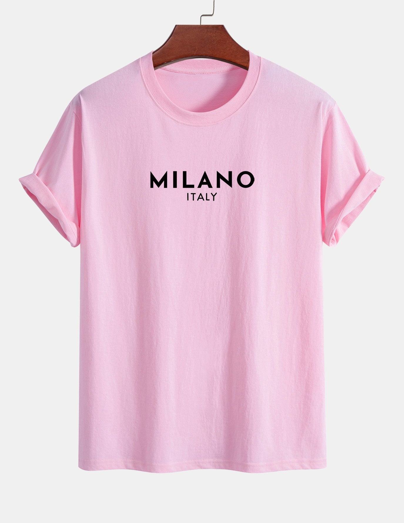 jpg_0dbe25a5-0ba6-472c-9a23-34499c908dd8-1.jpg Regular Fit Milano Italy Print Cotton T-Shirt - Image 1