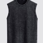 Washed Distressed Tank Top